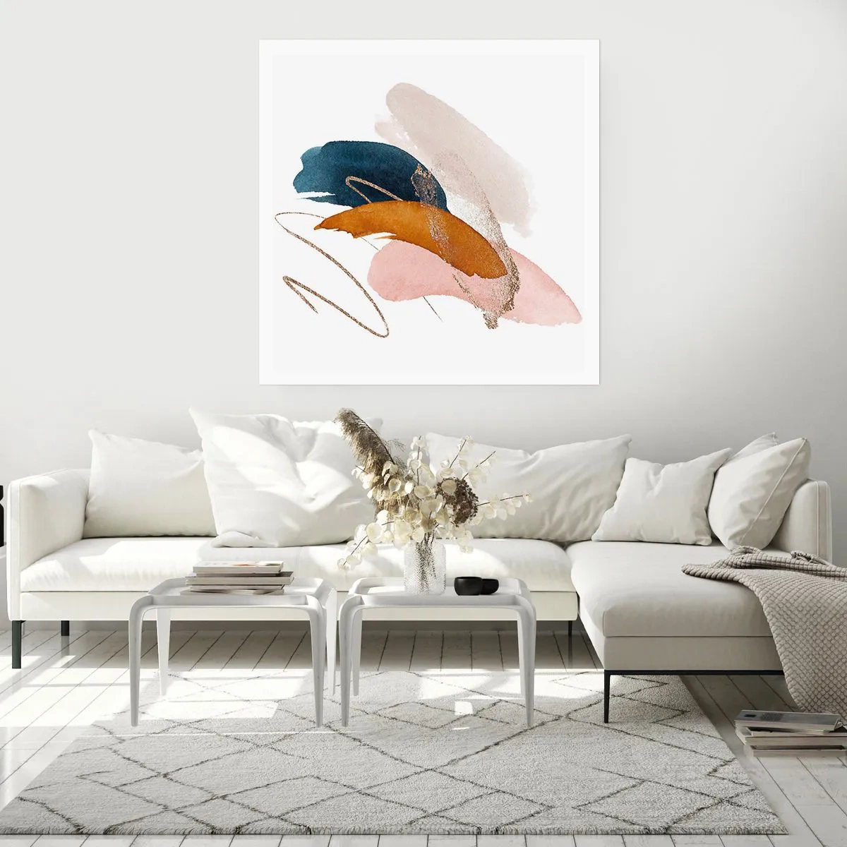 Affisch - Bevingad komposition - 60x60 cm