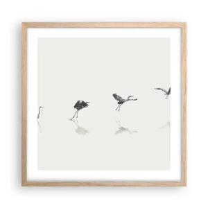 Affisch i ram av ljusek - Fyra enkla steg - 50x50 cm