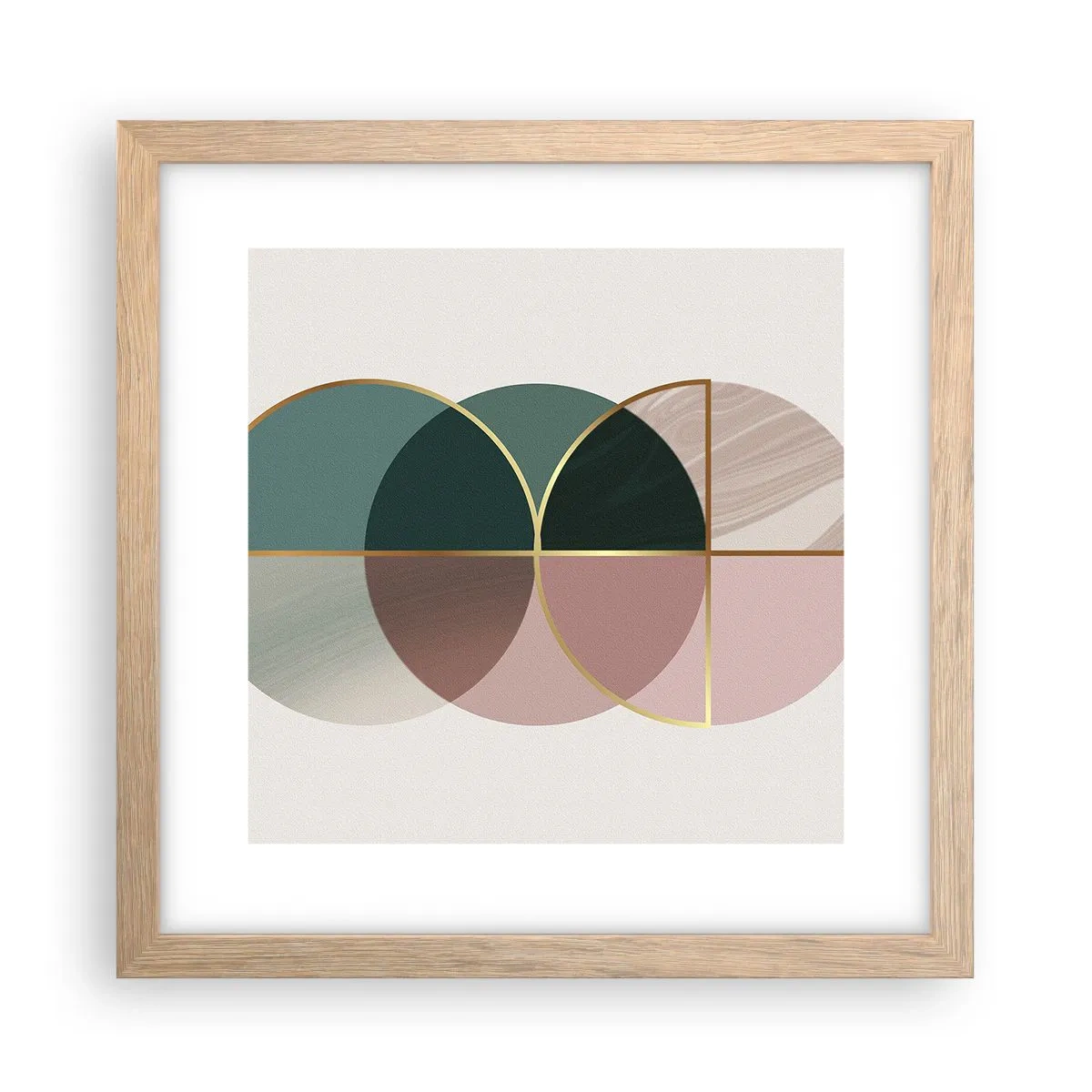 Affisch i ram av ljusek - Hjul efter hjul... - 30x30 cm