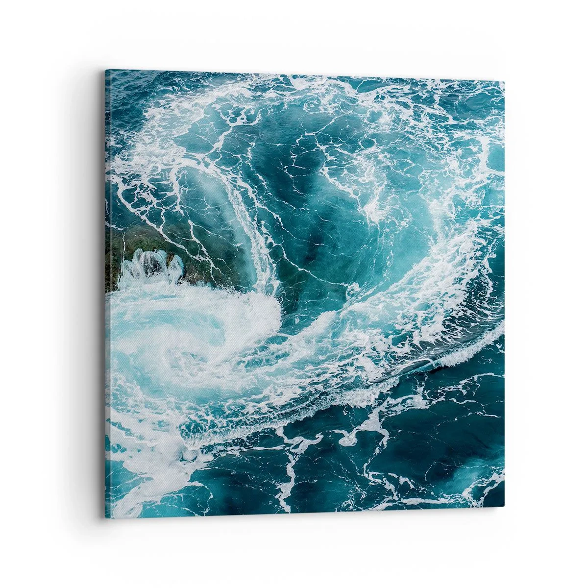 Canvastavla - Bild på duk - Porten till jordens inre - 70x70 cm