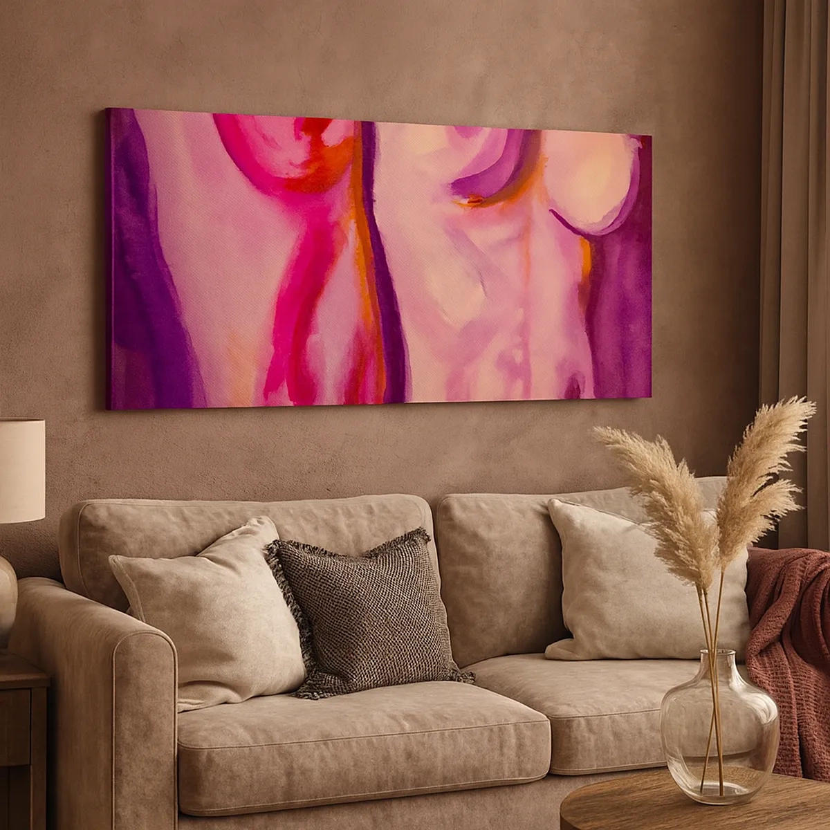 Canvastavla - Bild på duk - Ode till kvinnlighet - 30x30 cm