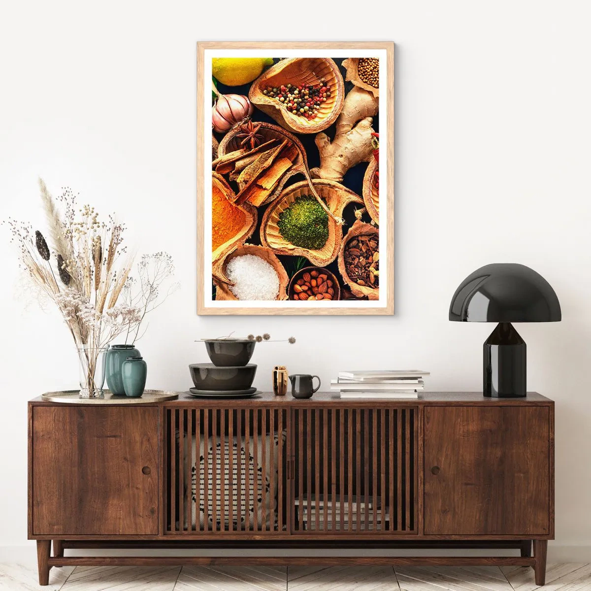 Affisch i ram av ljusek - Ta vad du vill - 50x70 cm