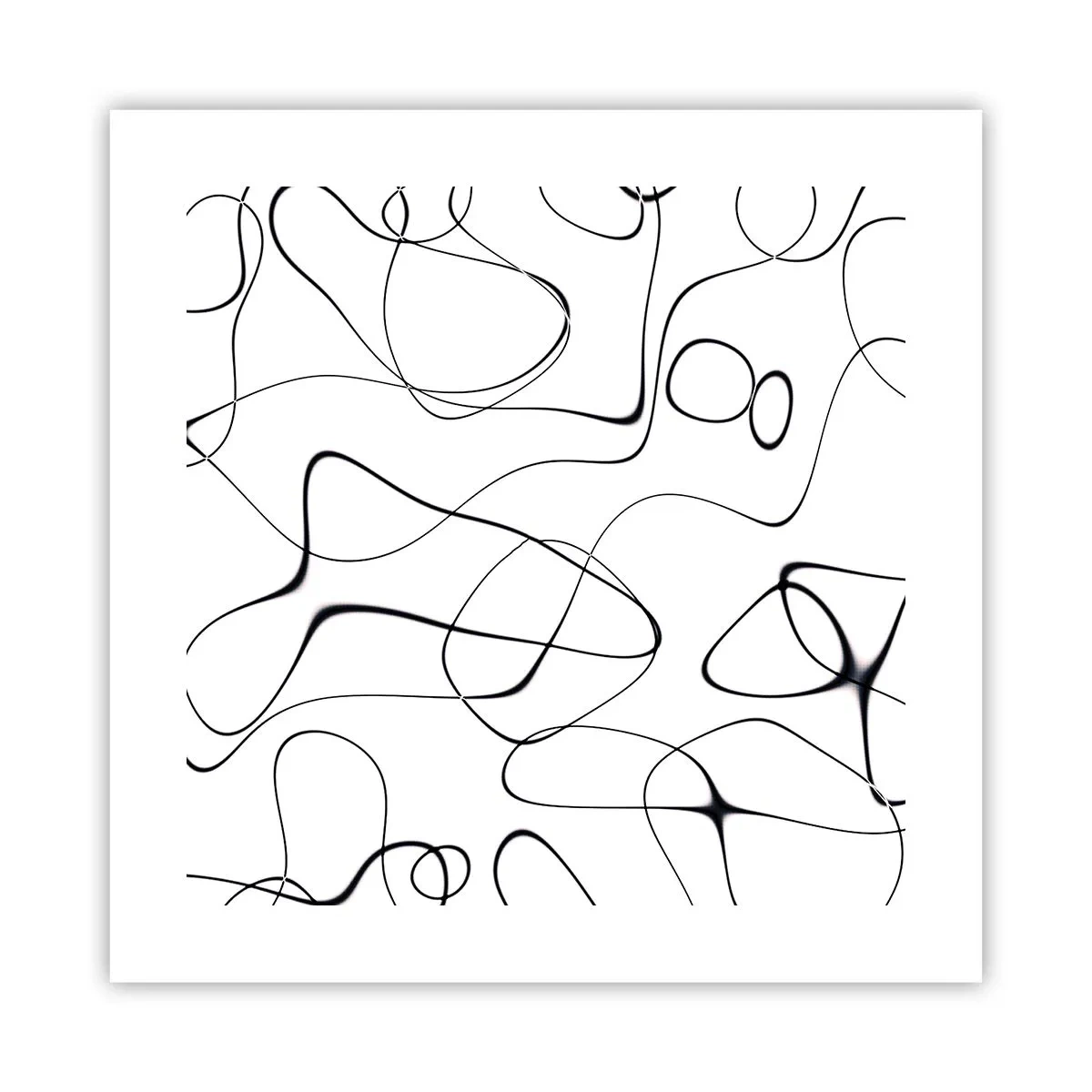 Affisch - Livets stigar, ödets tur - 40x40 cm