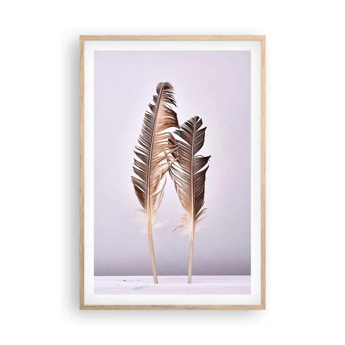 Affisch i ram av ljusek - Mot intet - 61x91 cm