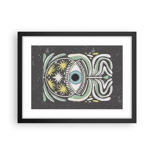 Affisch i svart ram - Stamritualer - 40x30 cm