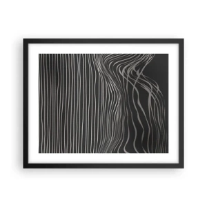 Affisch i svart ram - Rytm och accent - 50x40 cm