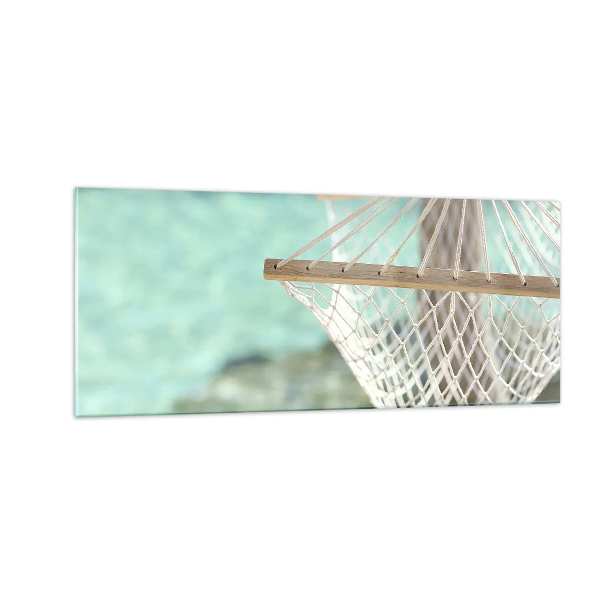 Glastavla - Bild på glas - Avkopplingstid - 100x40 cm