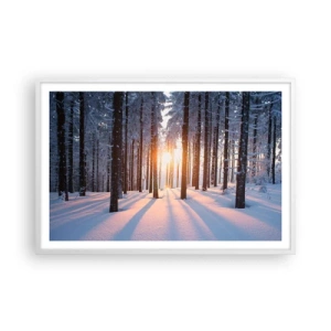 Affisch i vit ram - Tydligt svart på vitt - 91x61 cm