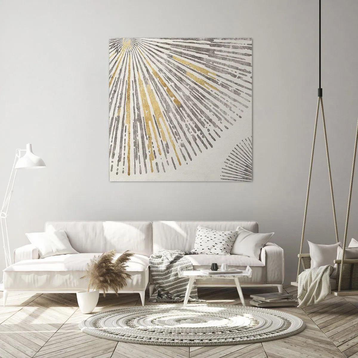 Canvastavla - Bild på duk - Radiens skönhet - 50x50 cm