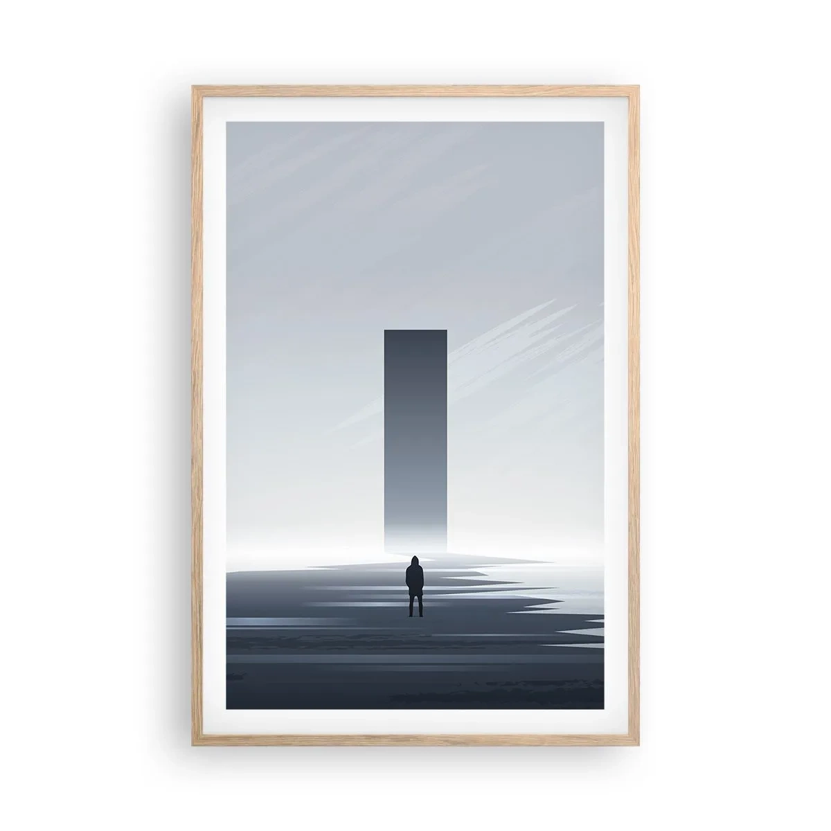 Affisch i ram av ljusek - Möjlighet eller hot? - 61x91 cm