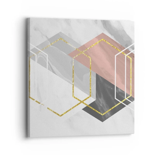 Canvastavla - Bild på duk - Kedjekomposition - 30x30 cm