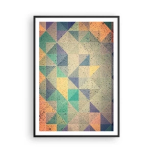 Affisch i svart ram - Trianglarnas republik - 70x100 cm