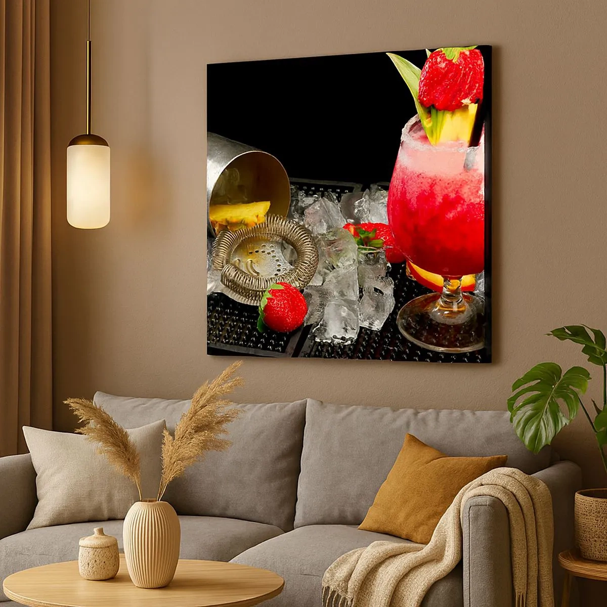 Canvastavla - Bild på duk - Trolla fram smaken - 30x30 cm