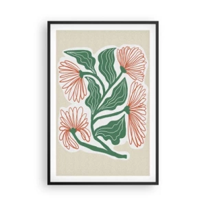 Affisch i svart ram - Folkligt och modernt - 61x91 cm