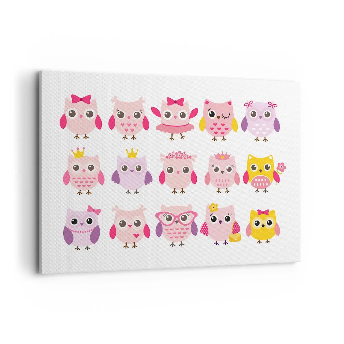 Canvastavla - Bild på duk - Den ena sötare än den andra - 100x70 cm