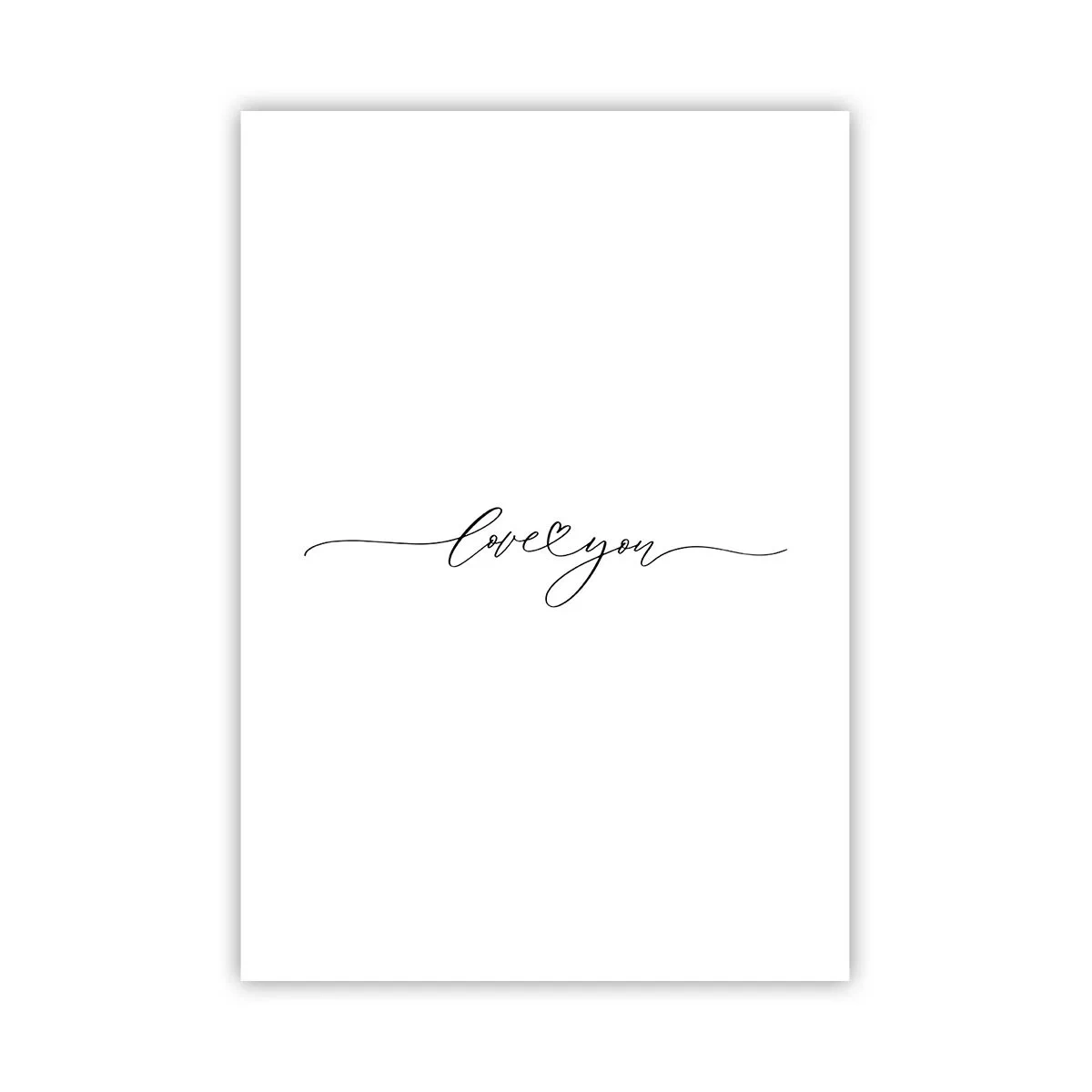 Affisch - Svart på vitt - 70x100 cm