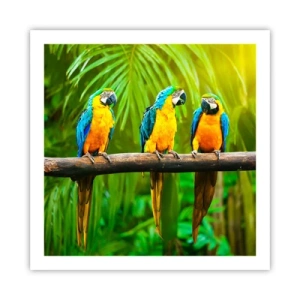 Affisch - Har du hört att hon...? - 60x60 cm