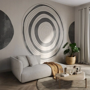 Fototapet Premium Canvas - De viktiga sakerna däremellan - Hjul, Minimalistisk, Samtida - 450x315 cm