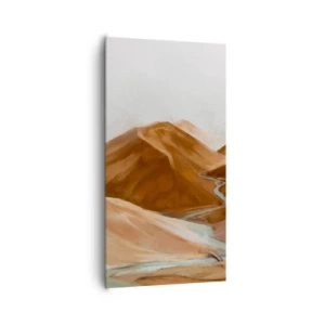 Canvastavla - Bild på duk - Till källan - 65x120 cm