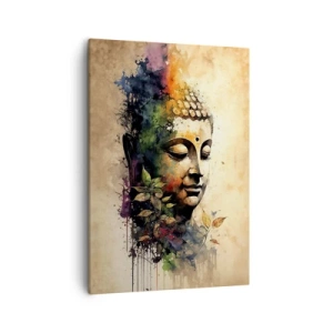 Canvastavla - Bild på duk - Namaste! - 50x70 cm