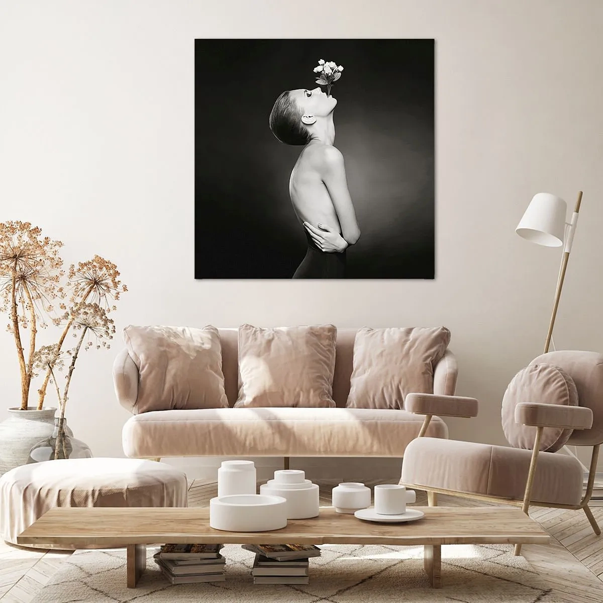 Canvastavla - Bild på duk - Excentrisk elegans - 30x30 cm