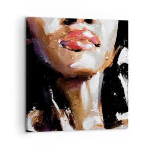 Canvastavla - Bild på duk - Stolthet utan fördomar - 60x60 cm