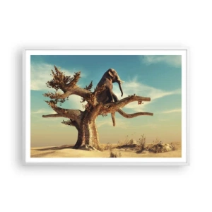 Affisch i vit ram - Ny synvinkel - 100x70 cm