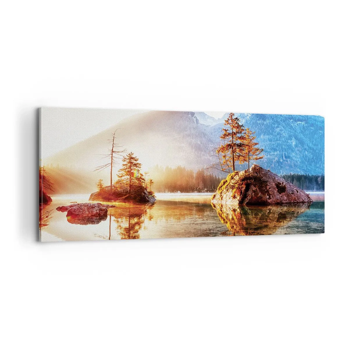 Canvastavla - Bild på duk - Naturen i ett nytt ljus - 100x40 cm