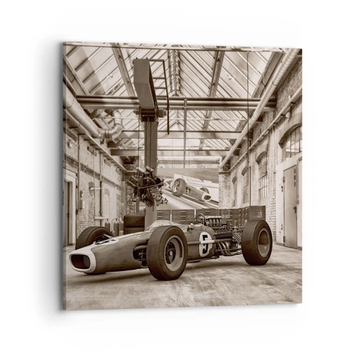 Canvastavla - Bild på duk - Segrarens vila - 70x70 cm