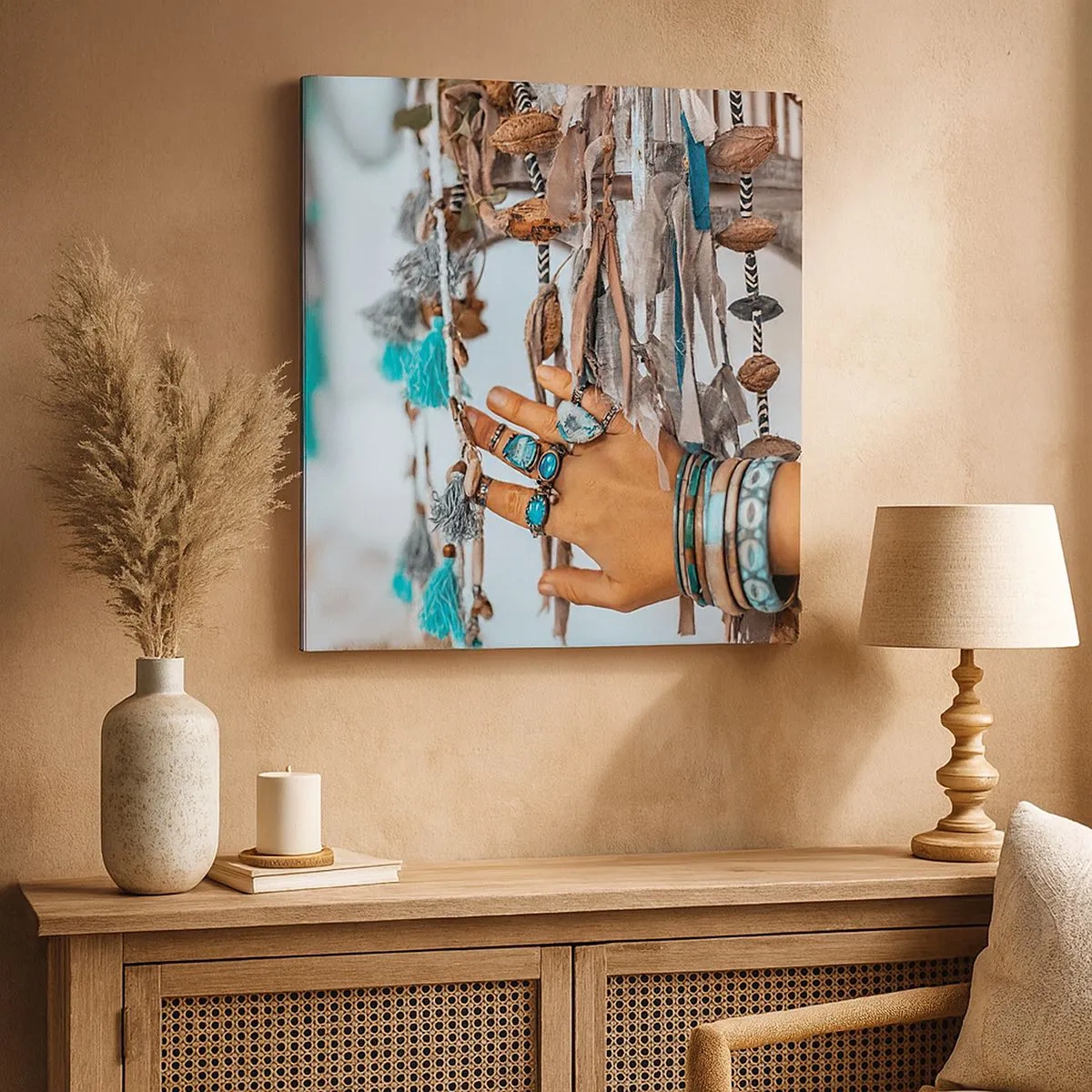 Canvastavla - Bild på duk - Lokala skatter - 30x30 cm