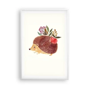 Affisch i vit ram - Och du gillar mig redan - 61x91 cm