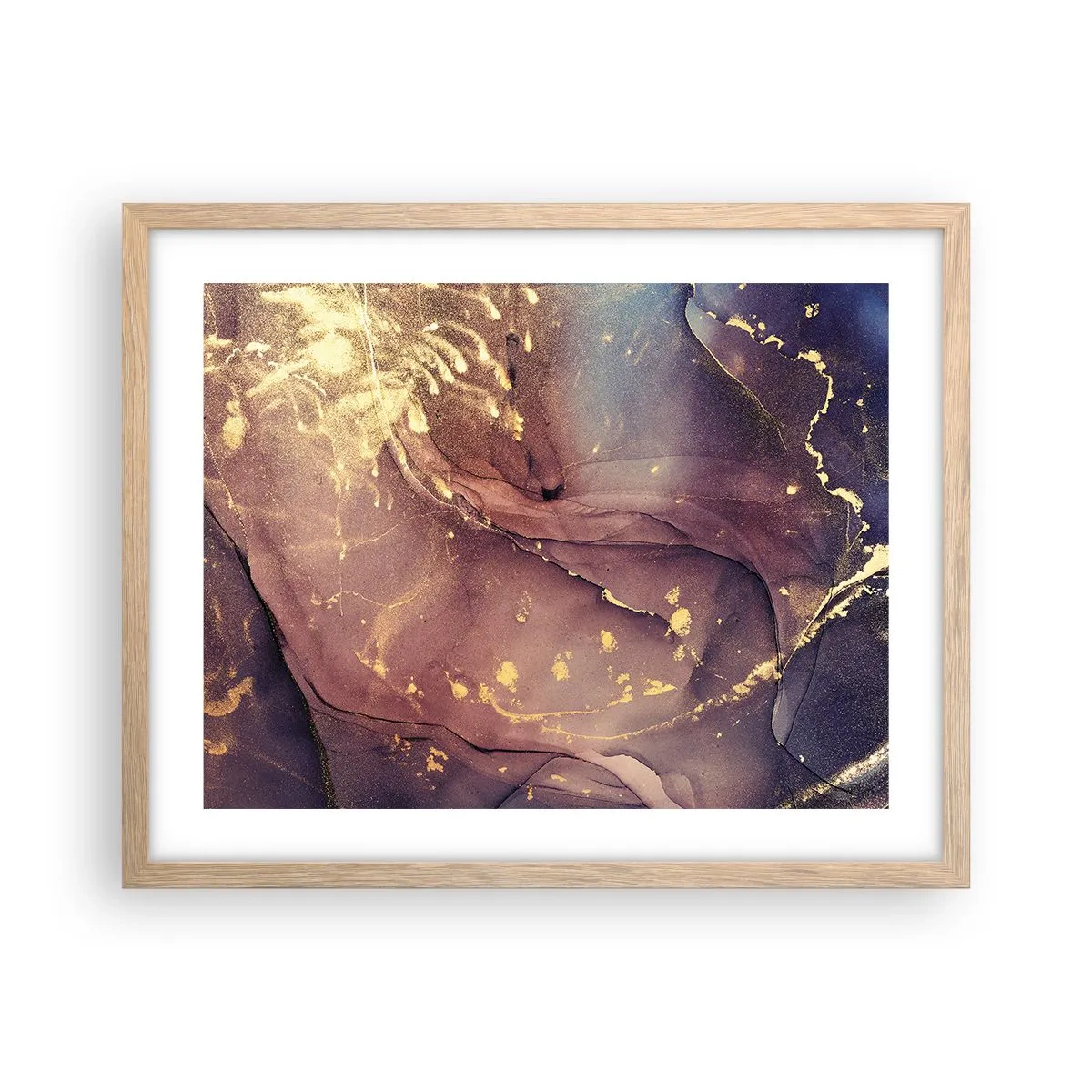 Affisch i ram av ljusek - Materia och ande - 50x40 cm