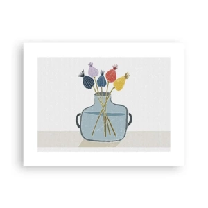 Affisch - Vallmovas - 40x30 cm