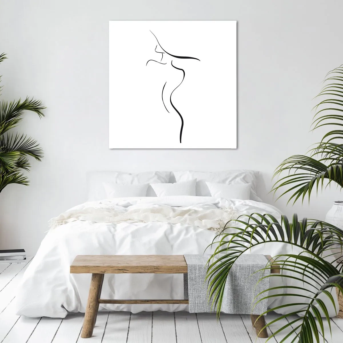 Canvastavla - Bild på duk - Svårfångad som en våg - 40x40 cm