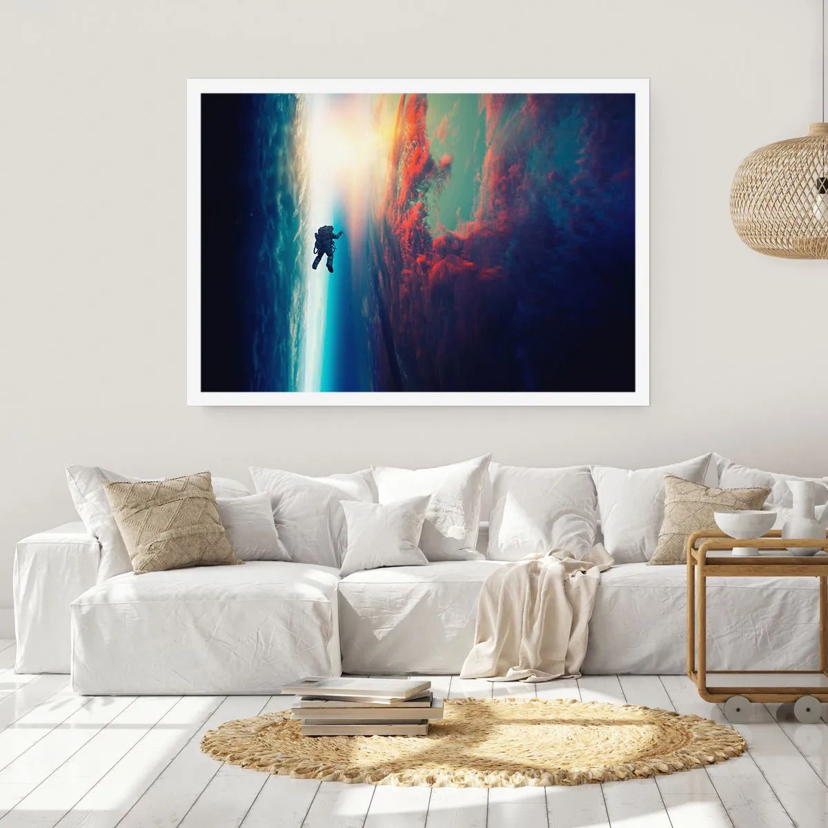 Affisch - Stå emot universumet - 100x70 cm