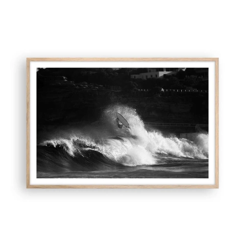 Affisch i ram av ljusek - Utmaning accepterad! - 91x61 cm