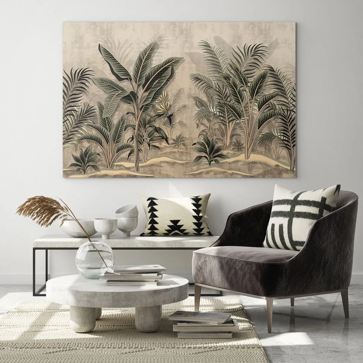 Glastavla - Bild på glas - Bild i kolonial stil - 120x80 cm