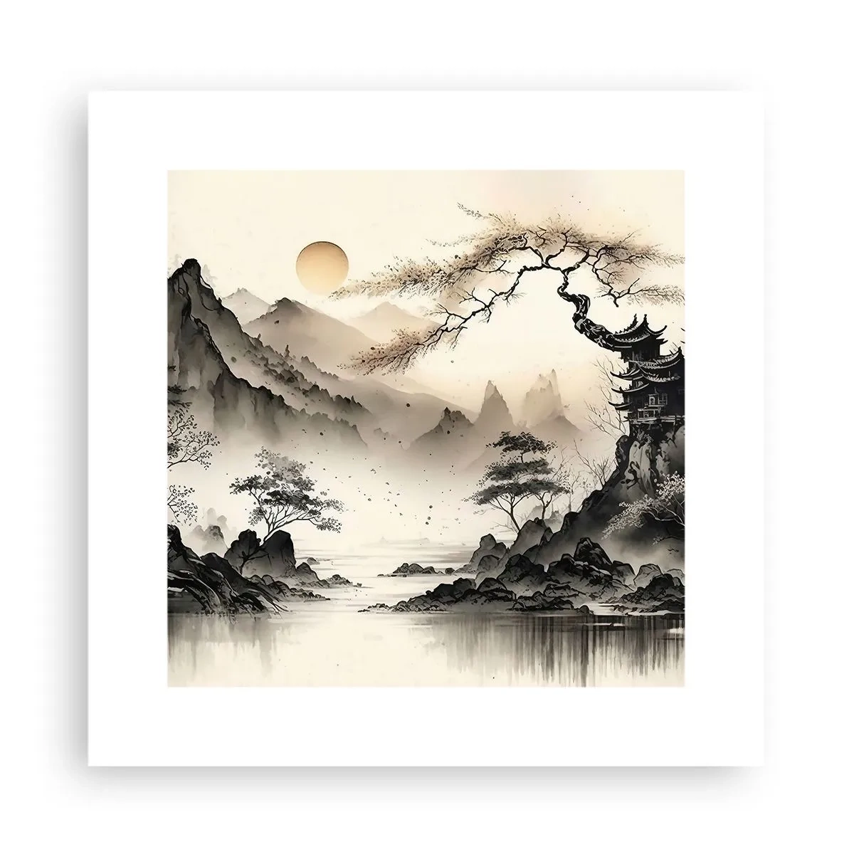 Affisch - Orientens unika charm - 30x30 cm