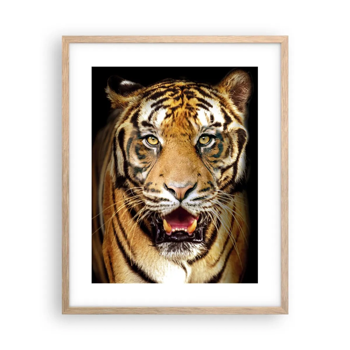 Affisch i ram av ljusek - Vilt hjärta - 40x50 cm