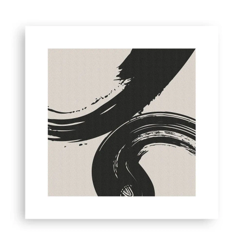 Affisch - Svepande och cirkulärt - 30x30 cm