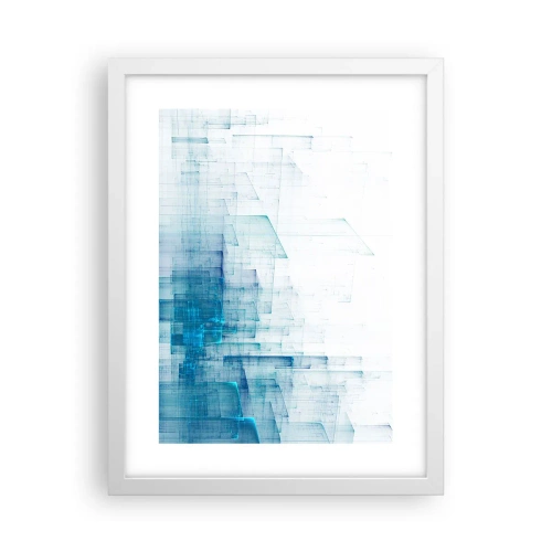 Affisch i vit ram - Hur utrymmet blev till - 30x40 cm