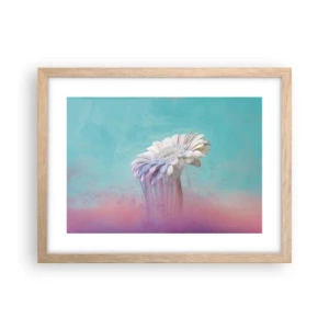 Affisch i ram av ljusek - Blommornas undervärld - 40x30 cm