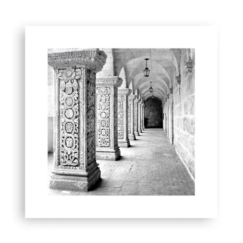 Affisch - Och vart tar det vägen? - 30x30 cm