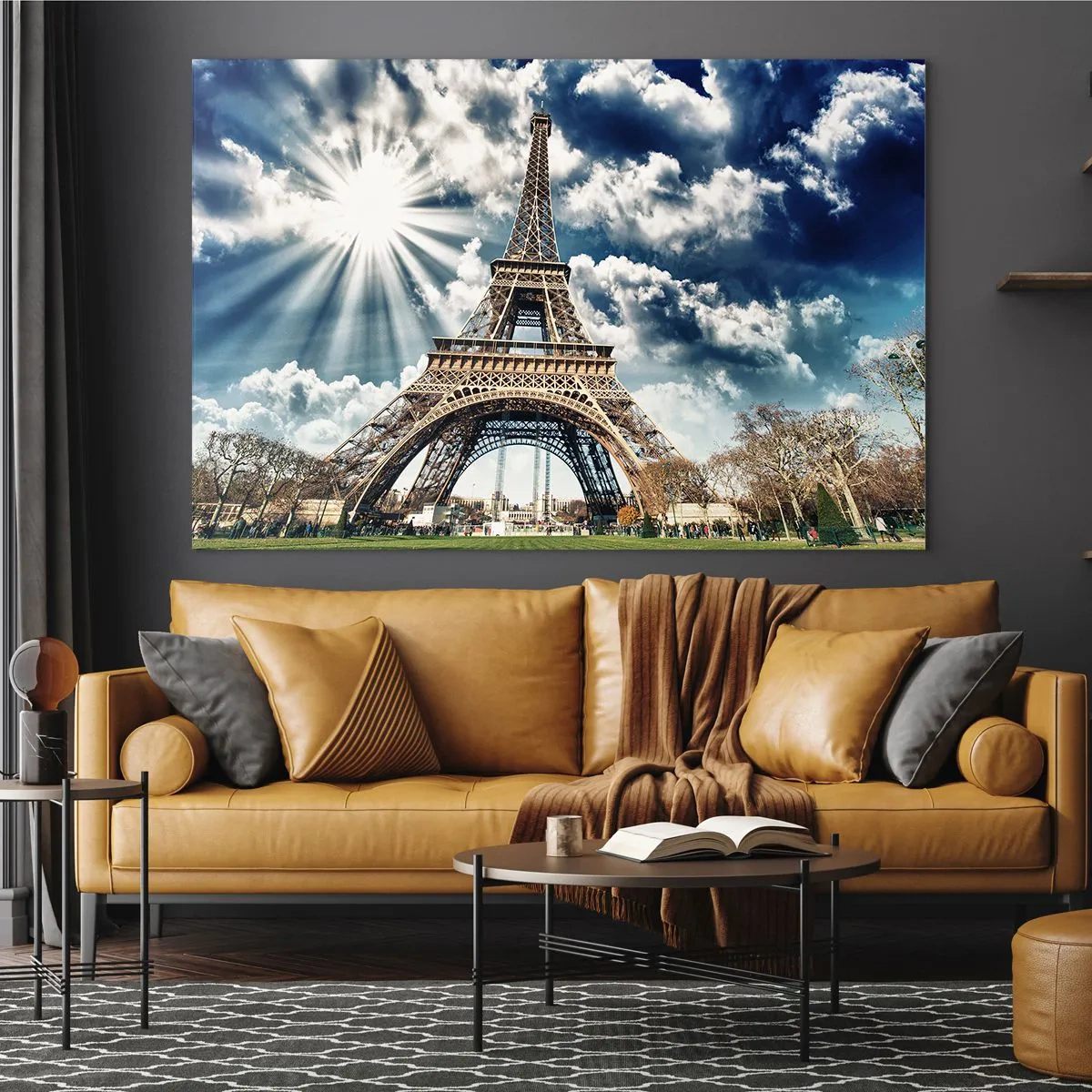 Glastavla - Bild på glas - Den enda under solen - 120x80 cm