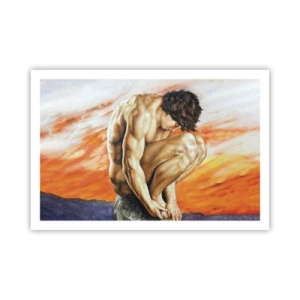 Affisch - Försänkt i sig själv - 91x61 cm