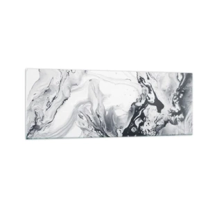 Glastavla - Bild på glas - Jordens inre - 140x50 cm