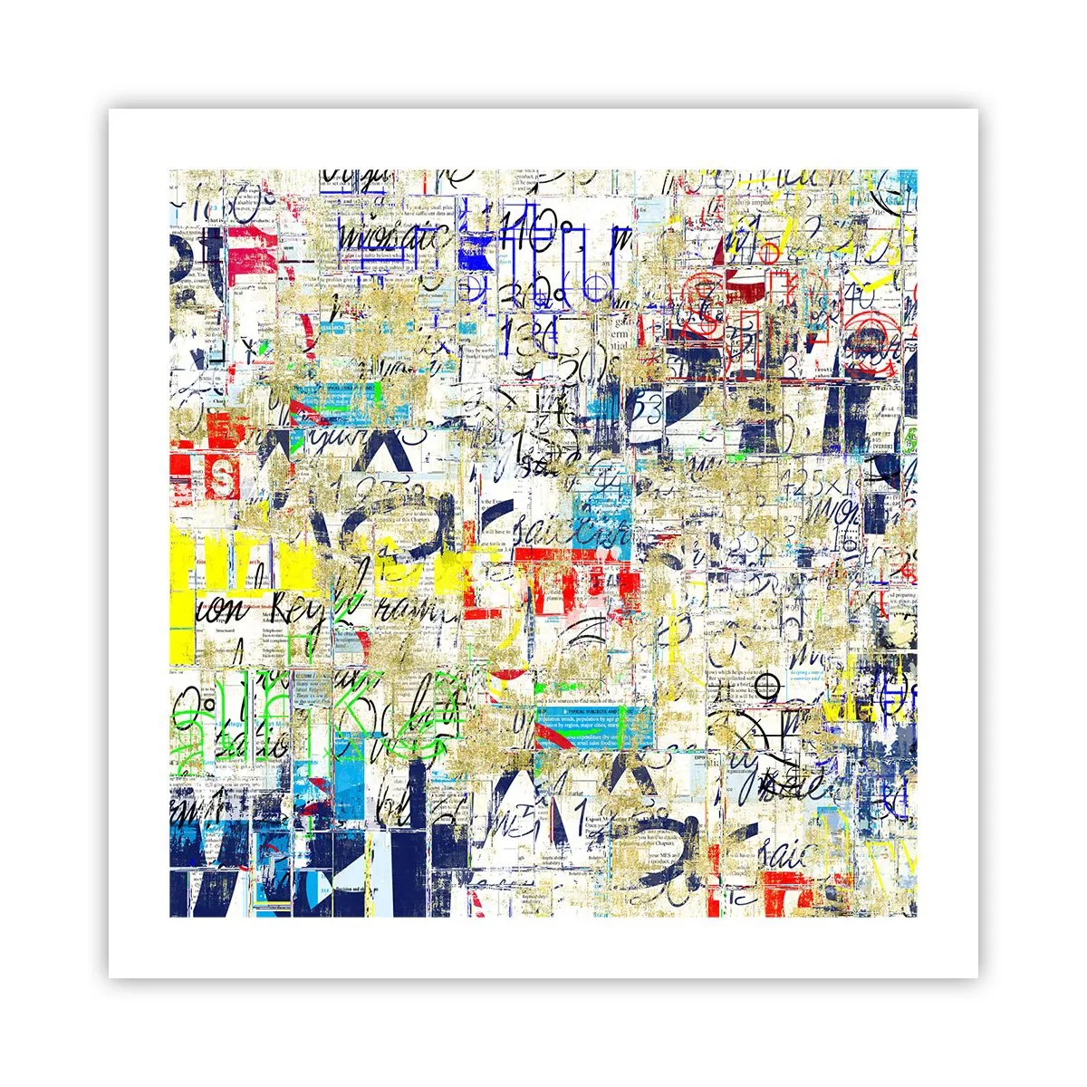 Affisch - Helt enkelt gläder ögonen - 50x50 cm