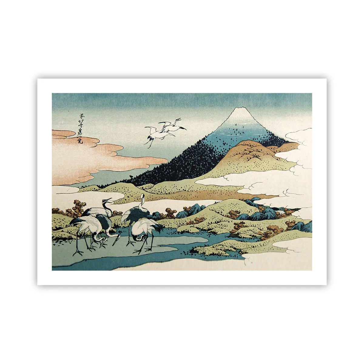 Affisch - I japansk anda - 70x50 cm