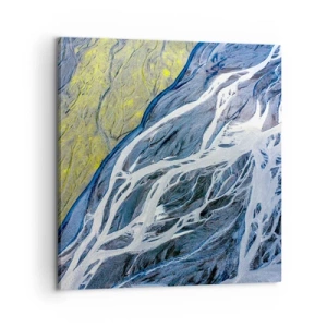 Canvastavla - Bild på duk - Naturens grottmålningar - 60x60 cm