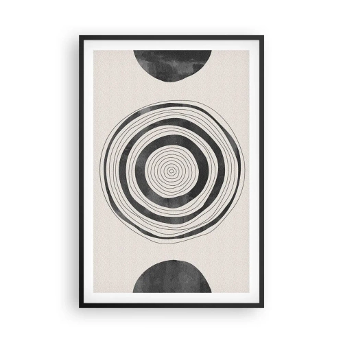Affisch i svart ram - De viktiga sakerna däremellan - 61x91 cm